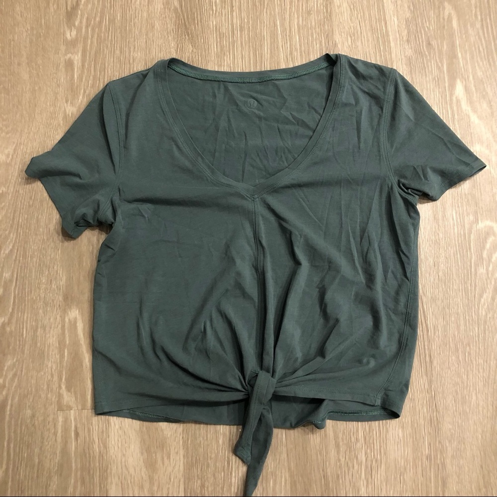 Lululemon Tie-front t-shirt